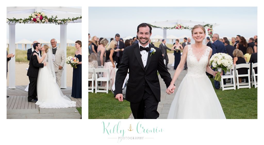 A couple celebrates | Kelly Cronin Photography | Cape Cod Wedding Photographer