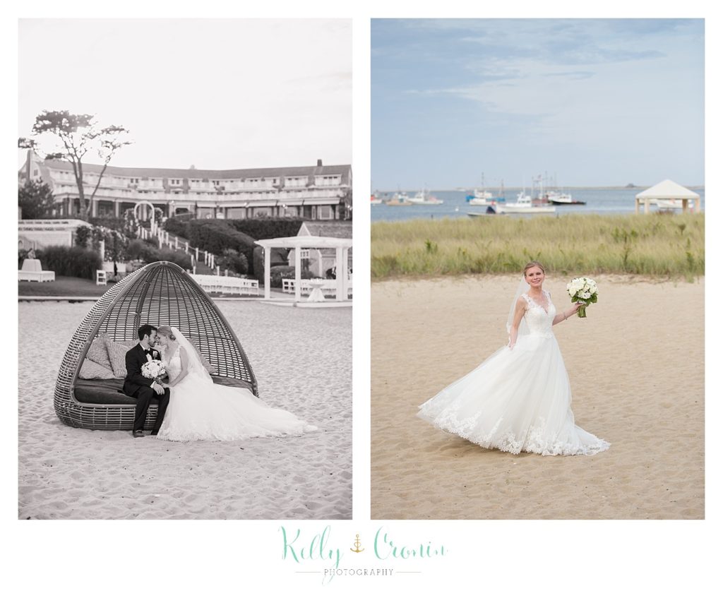 A couple celebrates their wedding day | Kelly Cronin Photography | Cape Cod Wedding Photographer