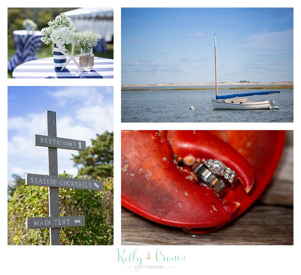 Details are displayed in a wedding | Kelly Cronin Photography | Cape Cod Wedding Photographer