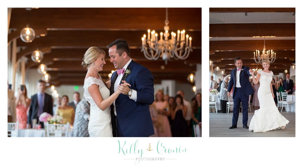A couple dances  | Kelly Cronin Photography | Cape Cod Wedding Photographer