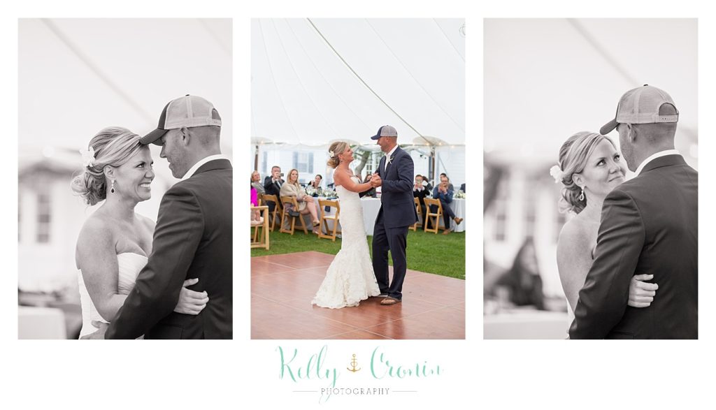 A couple dances | Kelly Cronin Photography | Cape Cod Wedding Photographer