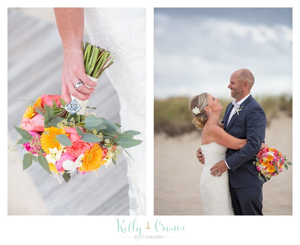 A bride hugs her man | Kelly Cronin Photography | Cape Cod Wedding Photographer