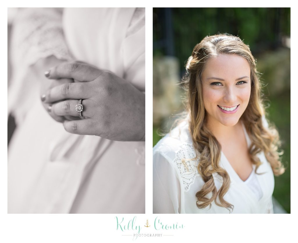 A woman smiles | Kelly Cronin Photography | Cape Cod Wedding Photographer