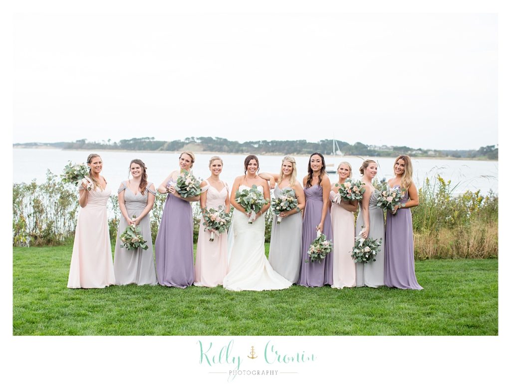 A bridal party gets sassy | Kelly Cronin Photography | Cape Cod Wedding Photographer