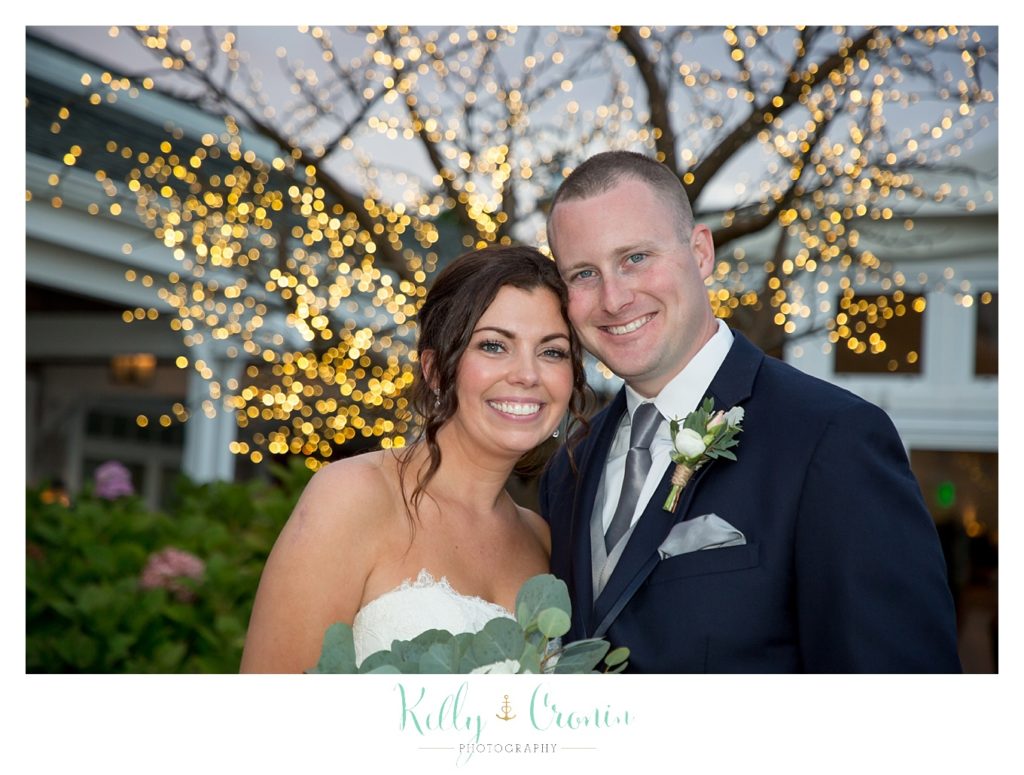 A couple smiles together | Kelly Cronin Photography | Cape Cod Wedding Photographer