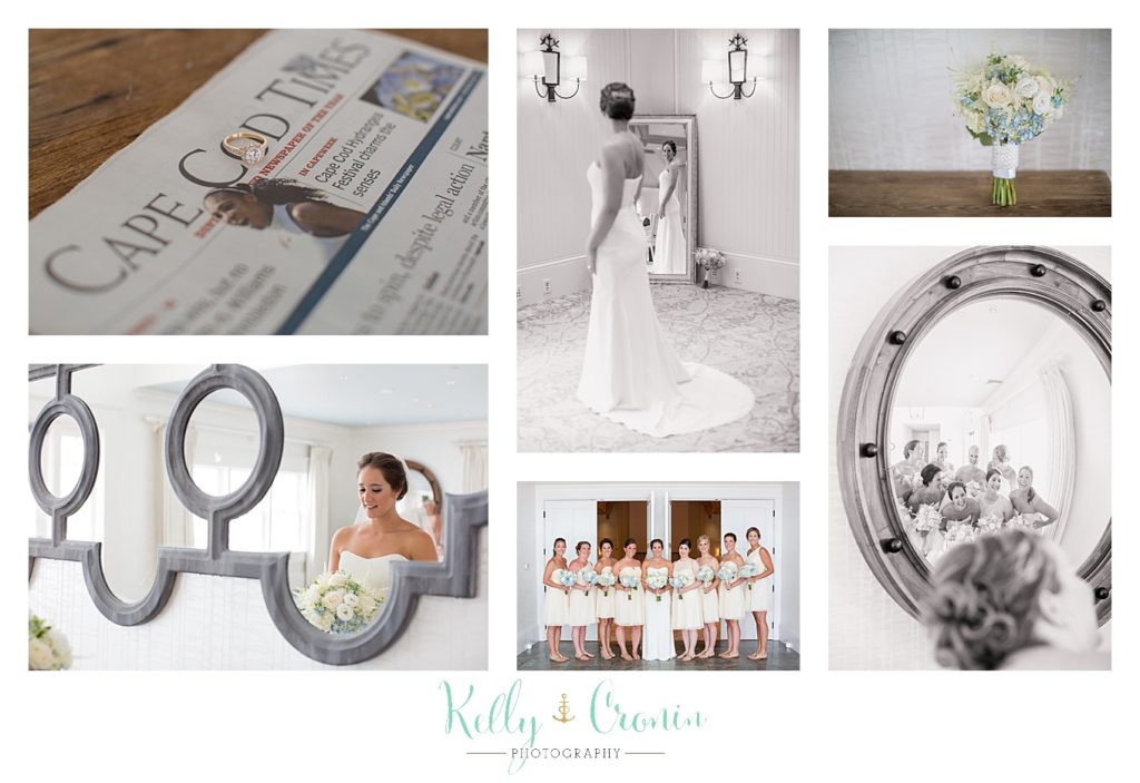 A bride gets ready for her wedding | Kelly Cronin Photography | Lighthouse Beach