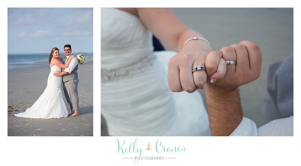 A bride shows off her ring | Kelly Cronin Photography | Ocean Edge Resort and Golf Club