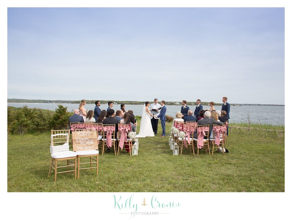 A wedding begins | Kelly Cronin | Wing's Neck Light 