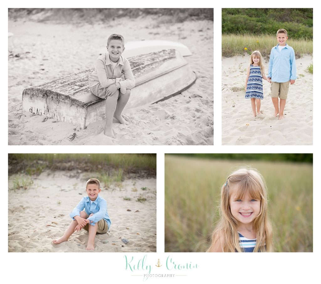 Children play on the beach | Mini Family Photo Sessions